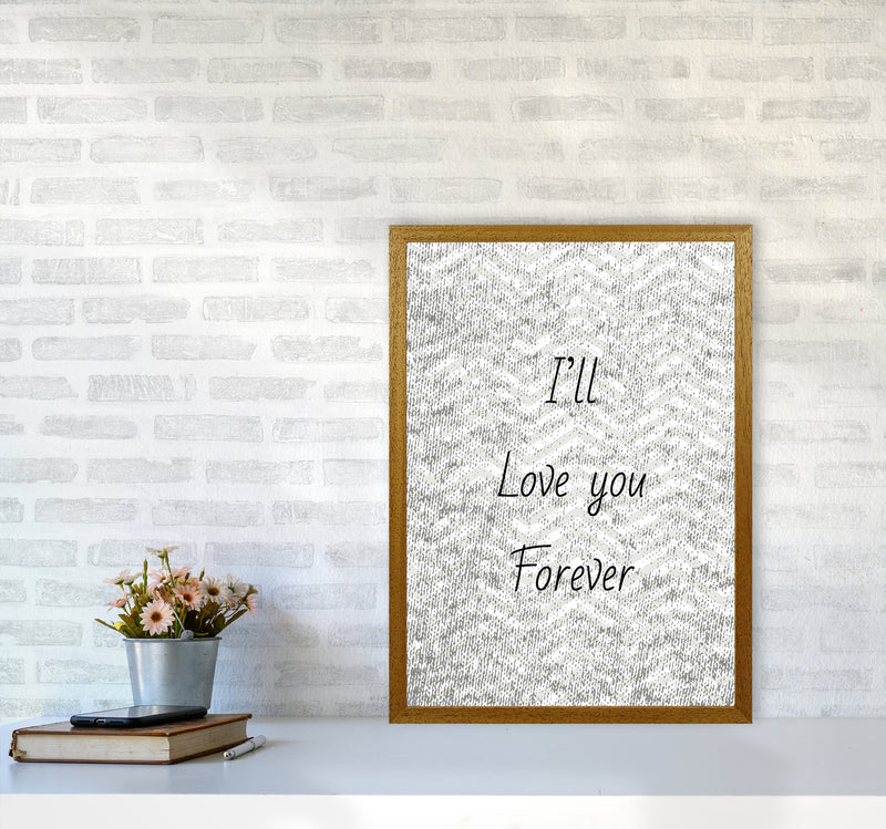 Love forever Quote Art Print by Proper Job Studio A2 Print Only