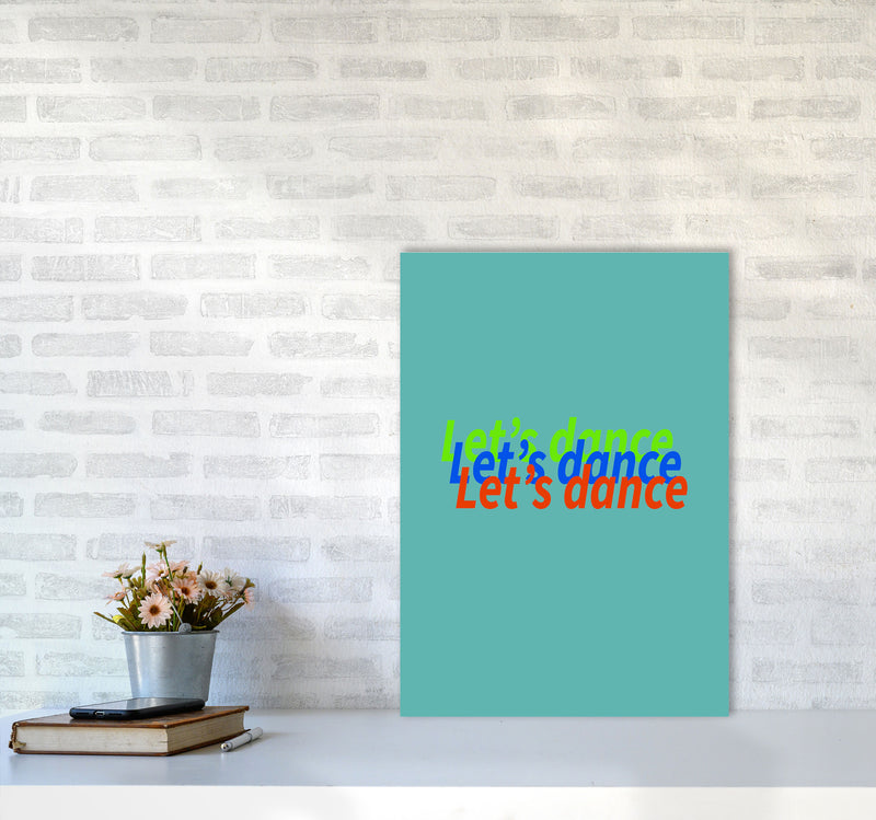 Let's Dance Art Print by Proper Job Studio A2 Black Frame