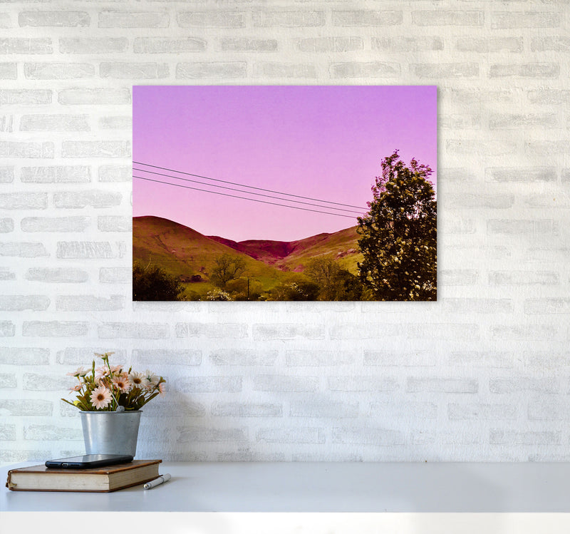 Sunset over Snowdonia Art Print by Proper Job Studio A2 Black Frame