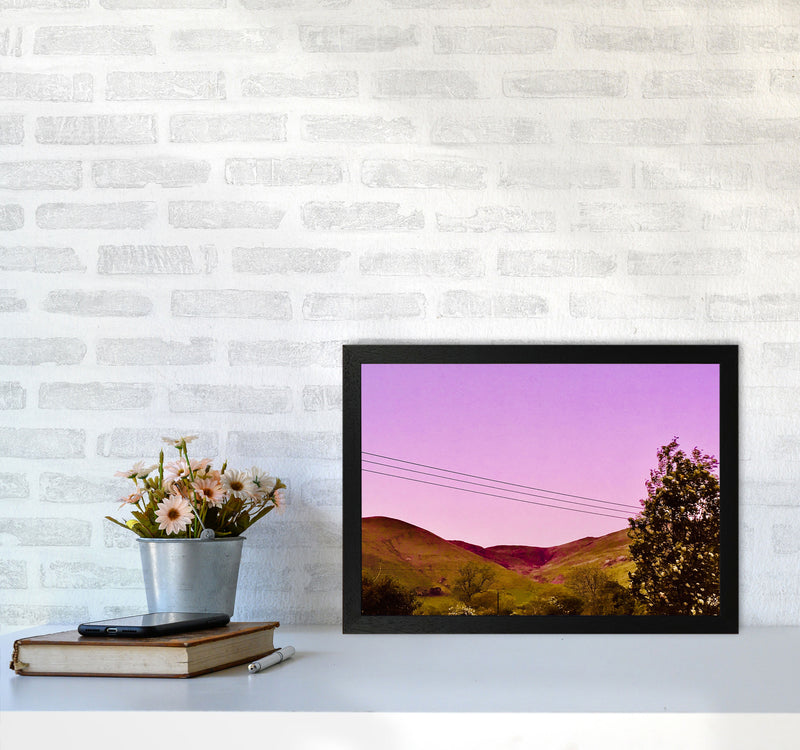 Sunset over Snowdonia Art Print by Proper Job Studio A3 White Frame