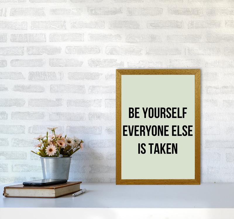 Be yourself Quote Art Print by Proper Job Studio A3 Print Only