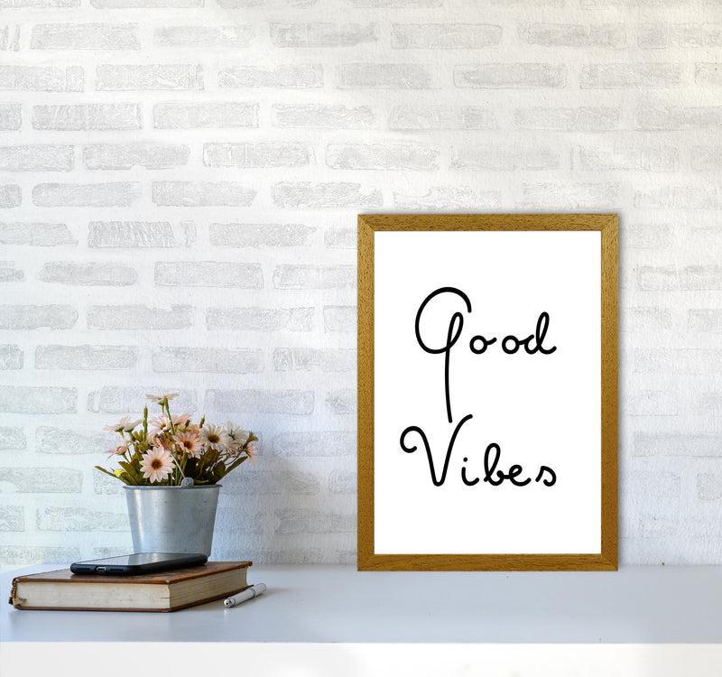 Good Vibes Quote Art Print by Proper Job Studio A3 Print Only