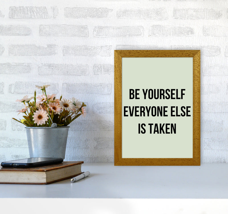 Be yourself Quote Art Print by Proper Job Studio A4 Print Only