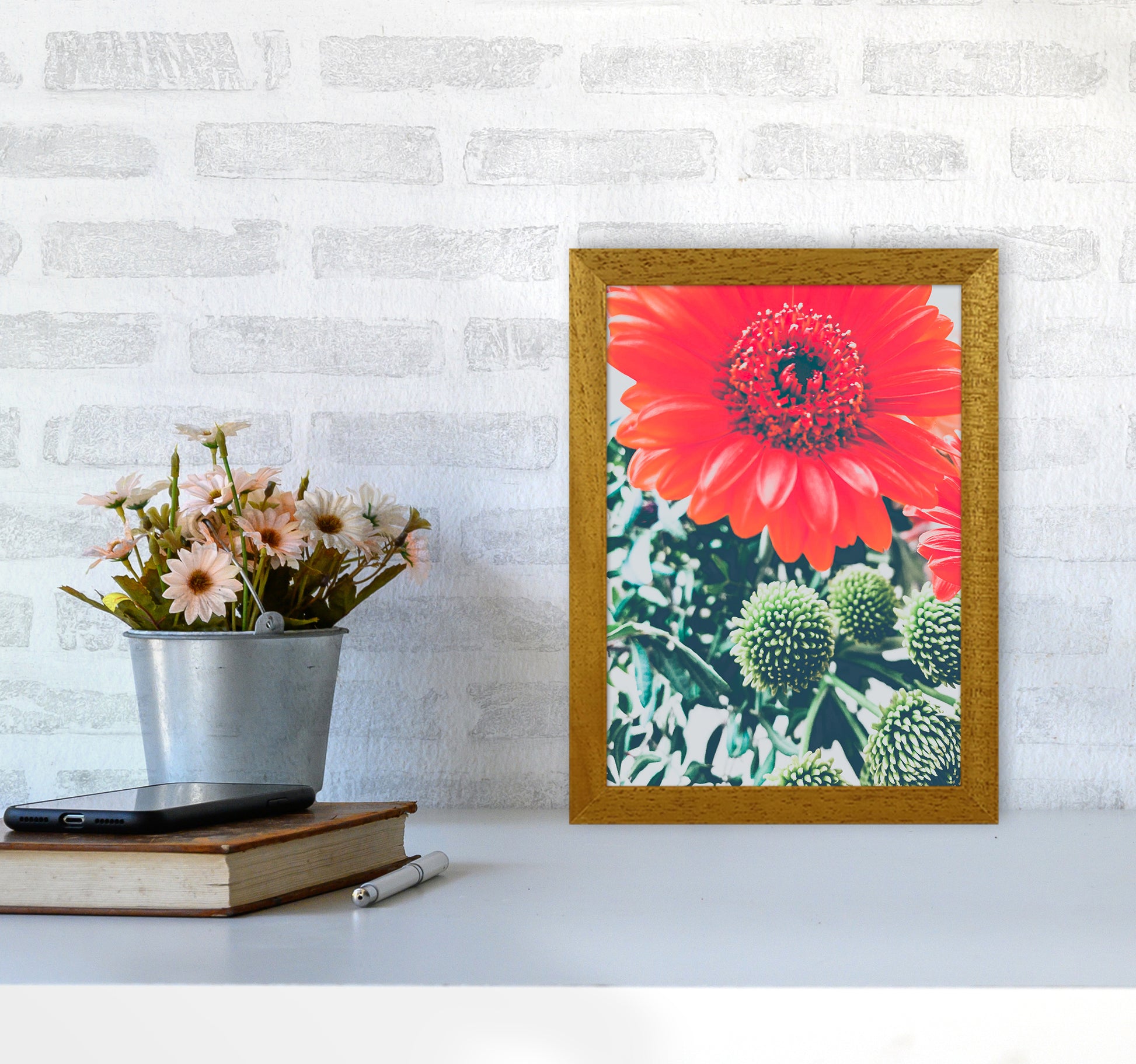 Gerbera Photography Art Print by Proper Job Studio A4 Print Only