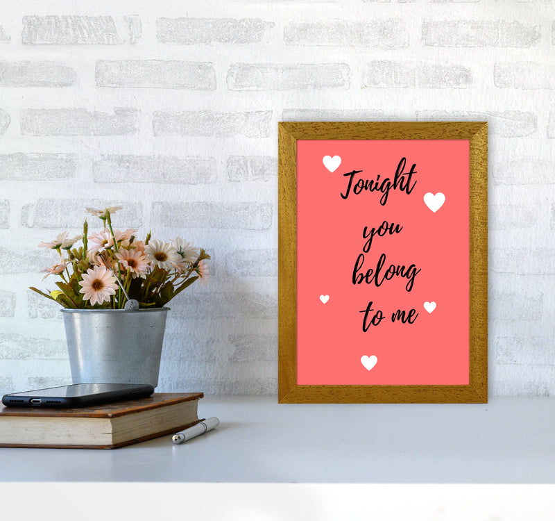 You belong to me Quote Art Print by Proper Job Studio A4 Print Only