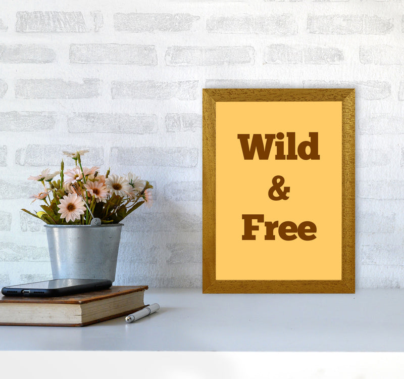 Wild & Free Art Print by Proper Job Studio A4 Print Only