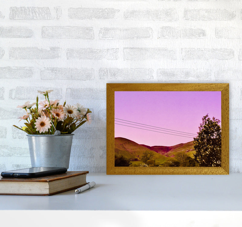 Sunset over Snowdonia Art Print by Proper Job Studio A4 Print Only
