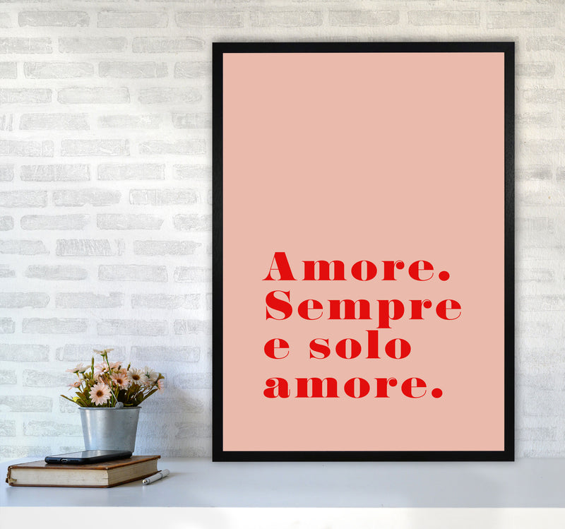 Amore Semore E Solo Amore 2 By Planeta444 A1 White Frame
