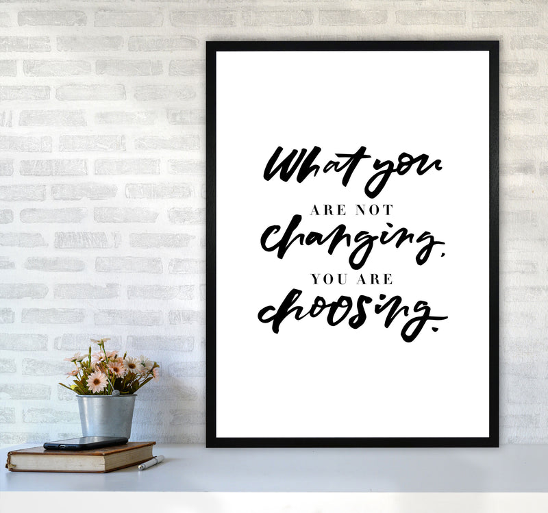 What You Are Not Changing By Planeta444 A1 White Frame