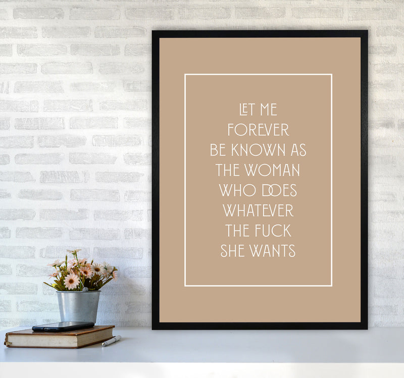 Let Me Forever Be Known By Planeta444 A1 White Frame