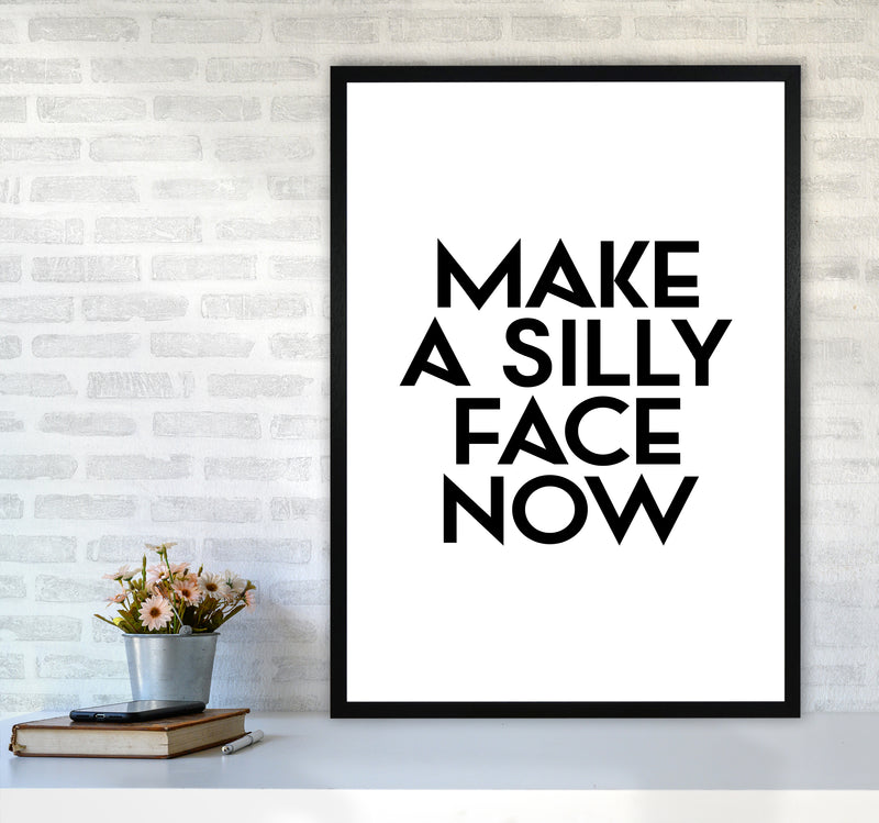 Make A Silly Face Now By Planeta444 A1 White Frame