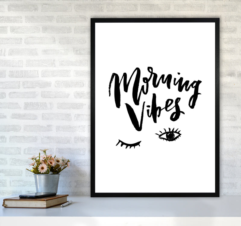 Morning Vibes By Planeta444 A1 White Frame