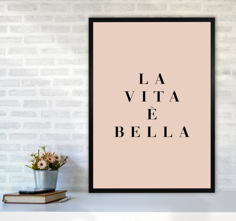 La Vita E Bella By Planeta444 A1 White Frame