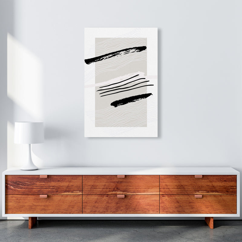 Abstracts Pennellate Linee Grey White Black2 By Planeta444 A1 Canvas