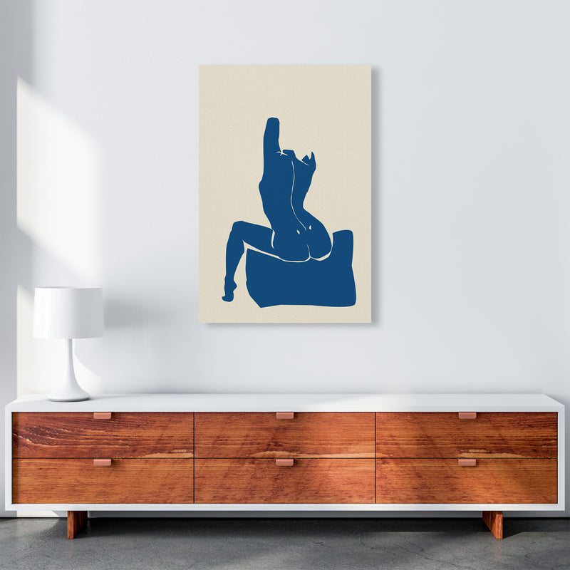 Matisse Sitting On Bed Arms High Blue By Planeta444 A1 Canvas