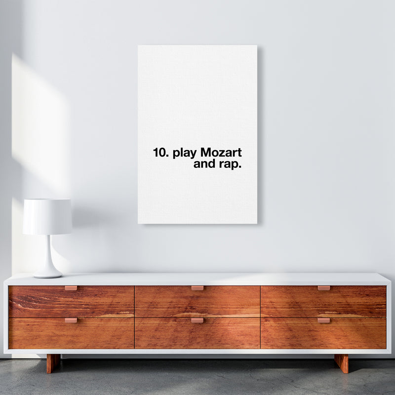 10th Commandment Play Mozart Quote Art Print By Planeta444 A1 Canvas