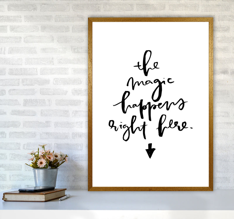 The Magic Happens Right Here By Planeta444 A1 Print Only