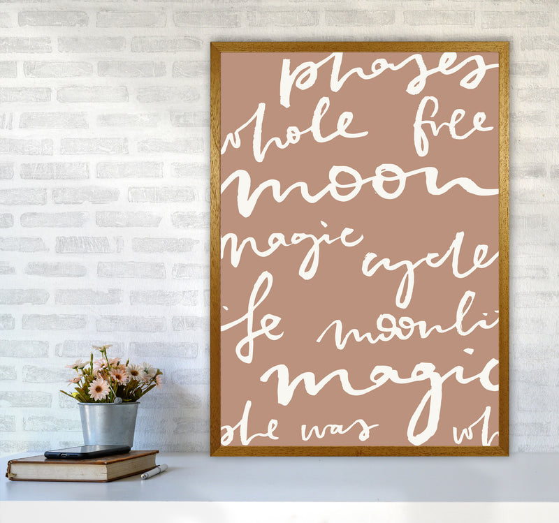 Moon Words Big Lettering By Planeta444 A1 Print Only