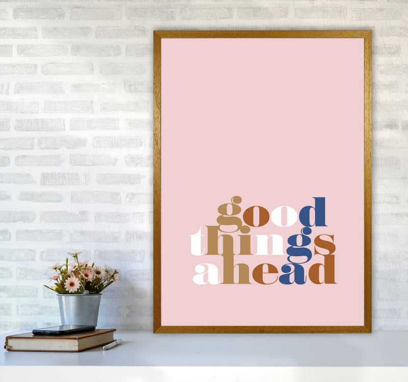 Good Things Ahead Pink By Planeta444 A1 Print Only