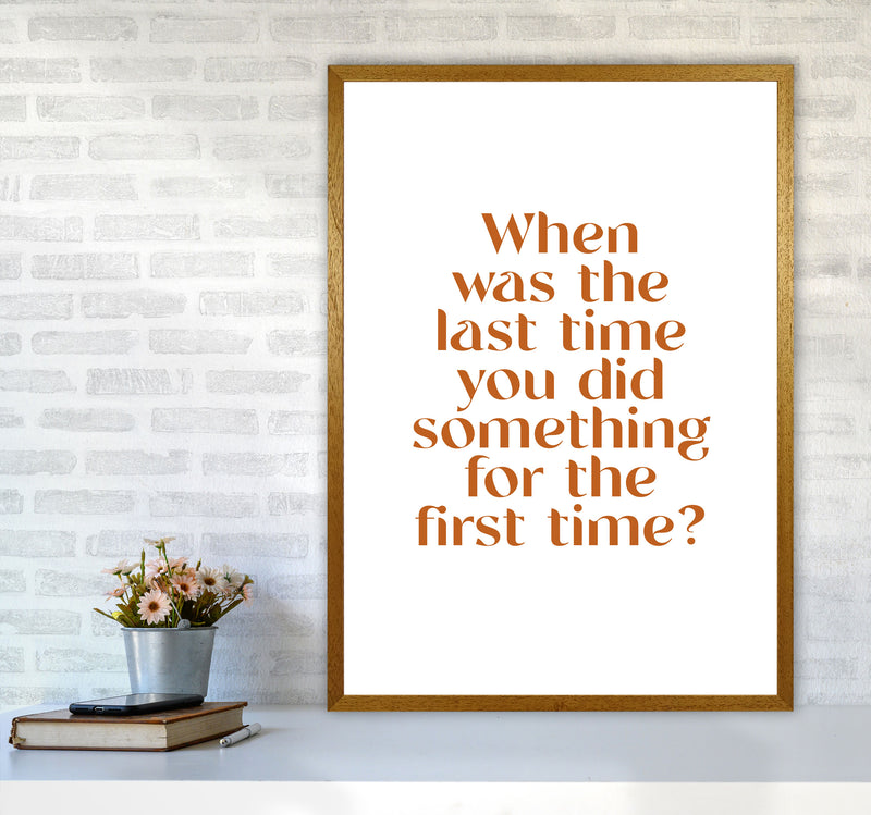 When Was The Last Time By Planeta444 A1 Print Only