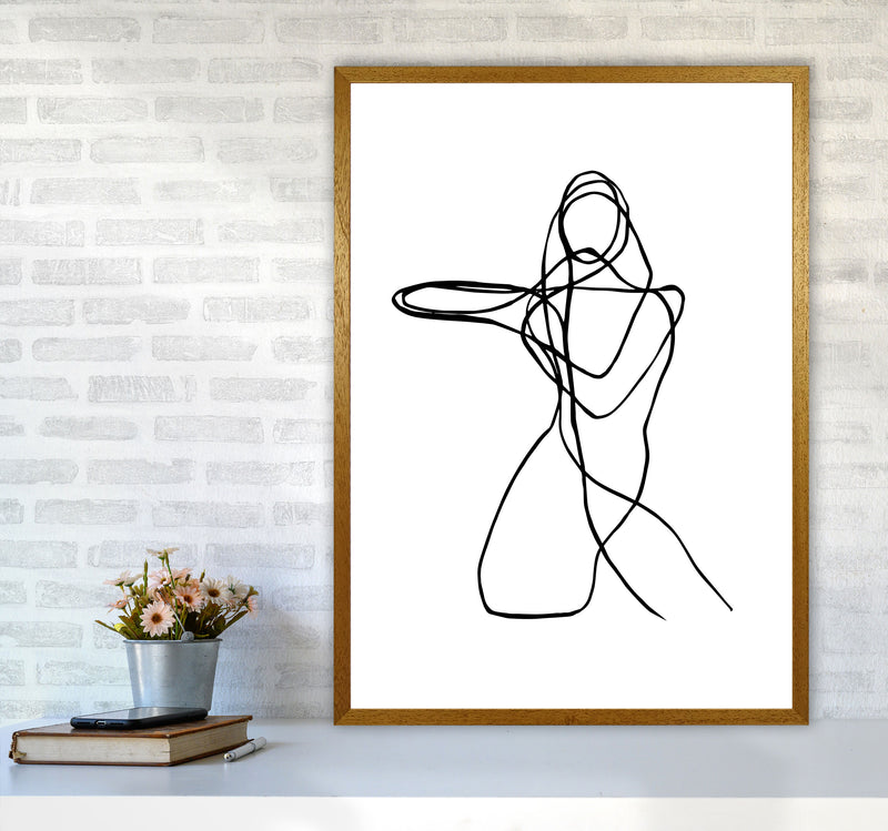 Tangled Lines Female4 By Planeta444 A1 Print Only