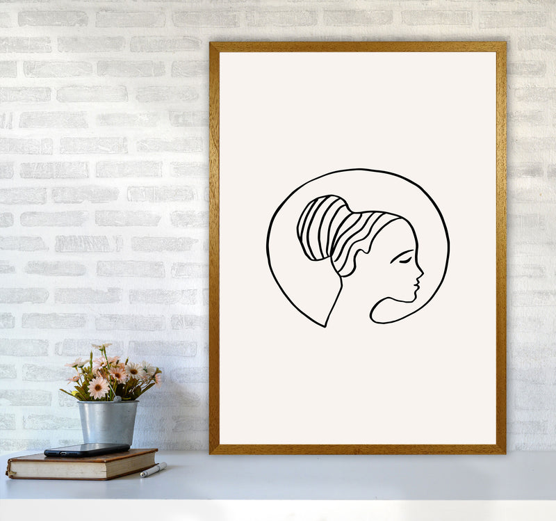 Delicate Face Circle2 By Planeta444 A1 Print Only