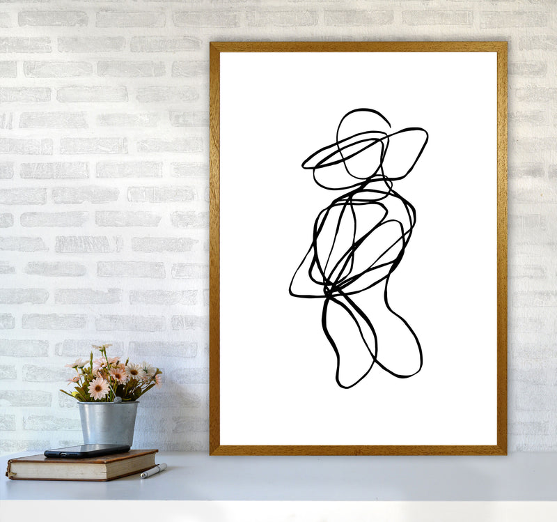 Tangled Lines Female5 By Planeta444 A1 Print Only