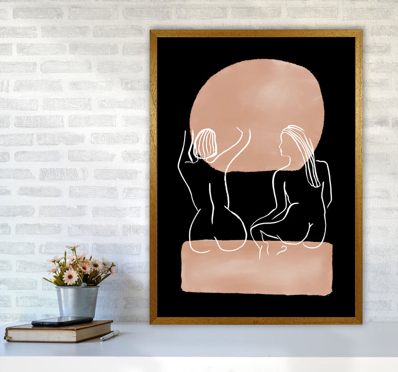 Line Nudes Back3 By Planeta444 A1 Print Only