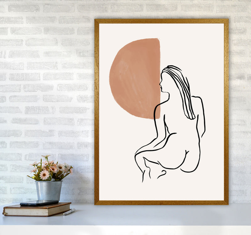 Line Nudes Back2 By Planeta444 A1 Print Only