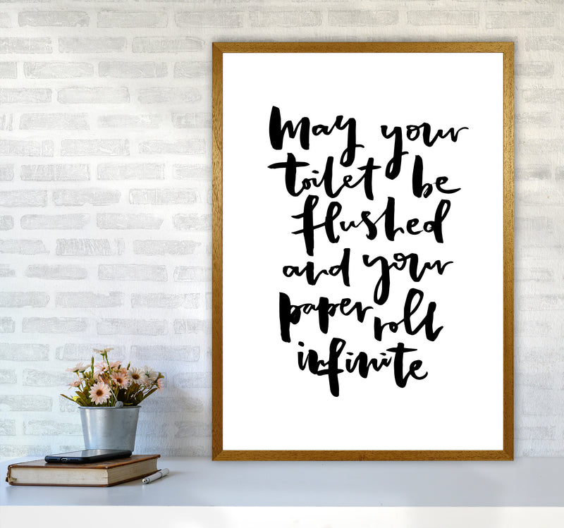 May Your Toilet Be Flushed Bathroom Art Print By Planeta444 A1 Print Only