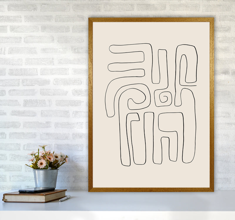 Abstract Line Doodles2 By Planeta444 A1 Print Only