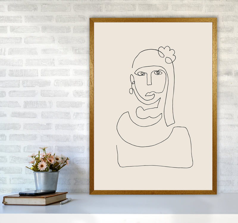 Picasso Line Bust By Planeta444 A1 Print Only