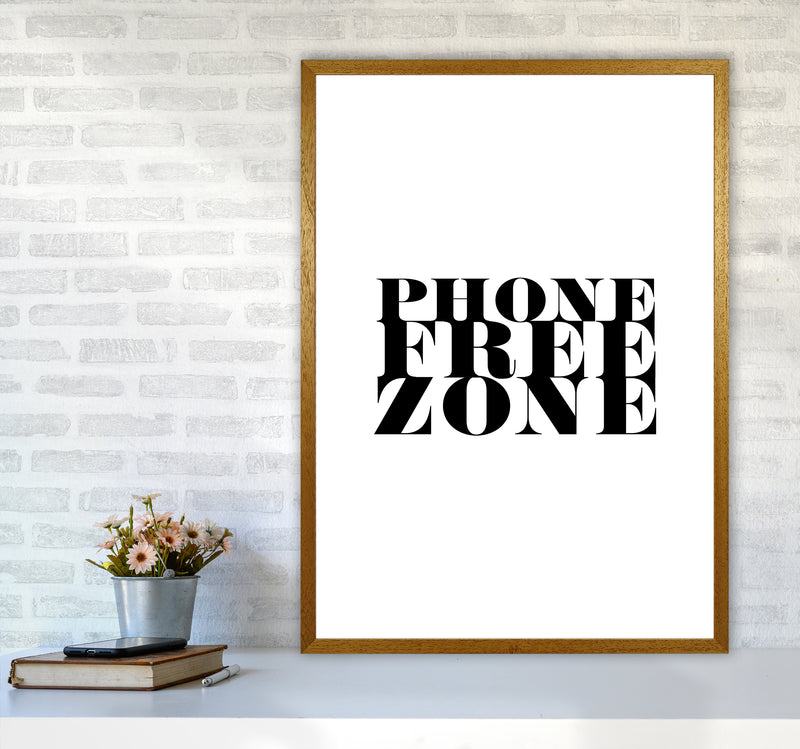 Phone Free Zone By Planeta444 A1 Print Only