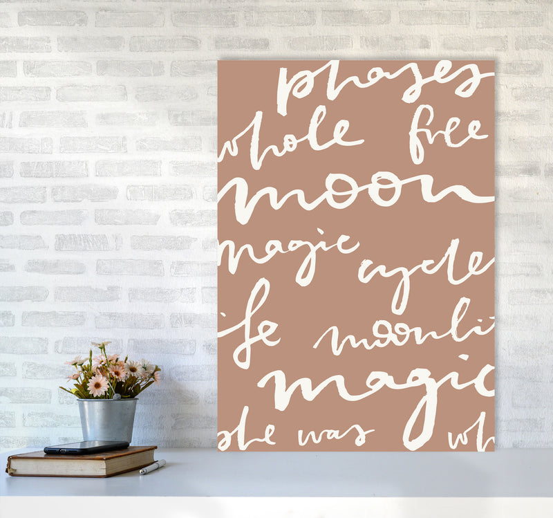 Moon Words Big Lettering By Planeta444 A1 Black Frame