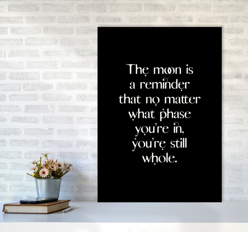 The Moon Is A Reminder By Planeta444 A1 Black Frame