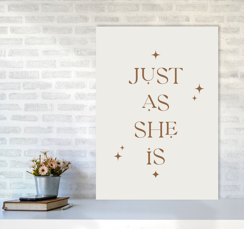 Just As She Is By Planeta444 A1 Black Frame