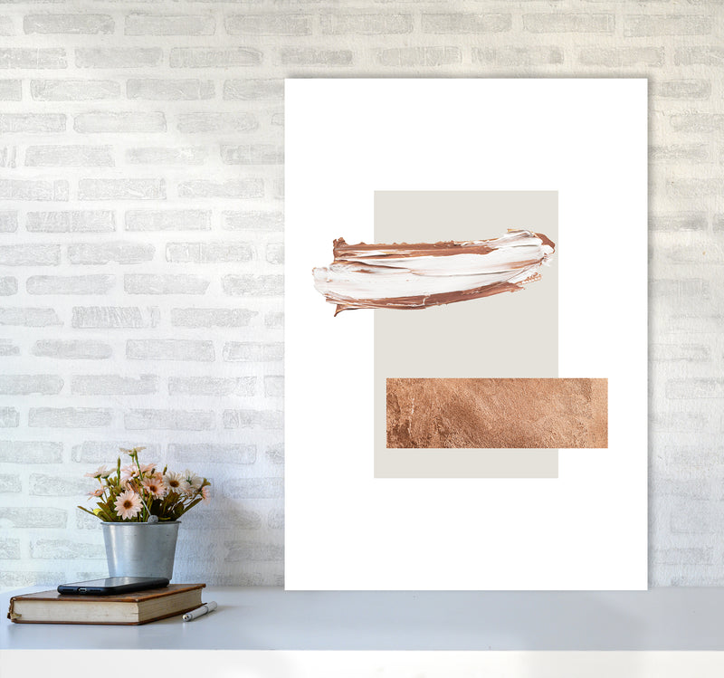 Paint Strokes Cavern Clay Copper1 By Planeta444 A1 Black Frame