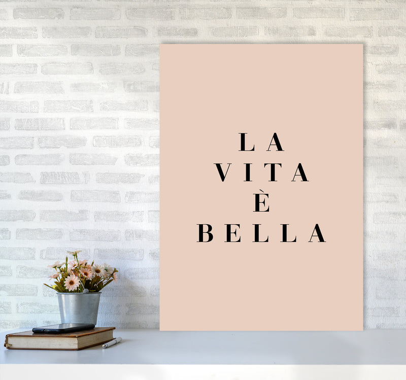 La Vita E Bella By Planeta444 A1 Black Frame