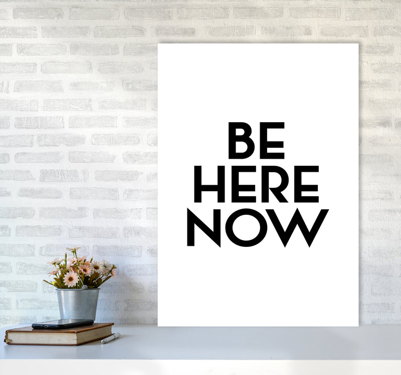 Be Here Now By Planeta444 A1 Black Frame