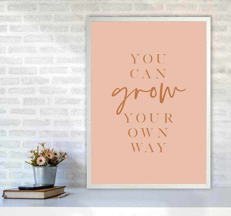 You Can Grow Your Own Way Earth Colors By Planeta444 A1 Oak Frame