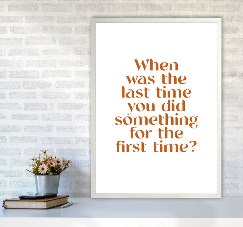 When Was The Last Time By Planeta444 A1 Oak Frame