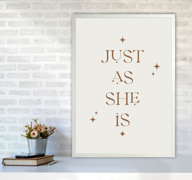 Just As She Is By Planeta444 A1 Oak Frame