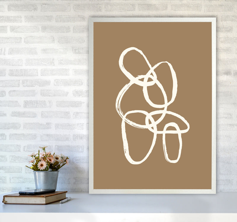 Abstract Links By Planeta444 A1 Oak Frame