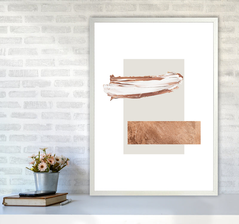 Paint Strokes Cavern Clay Copper1 By Planeta444 A1 Oak Frame