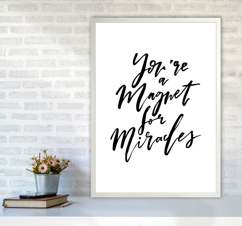 Youre A Magnet For Miracles By Planeta444 A1 Oak Frame