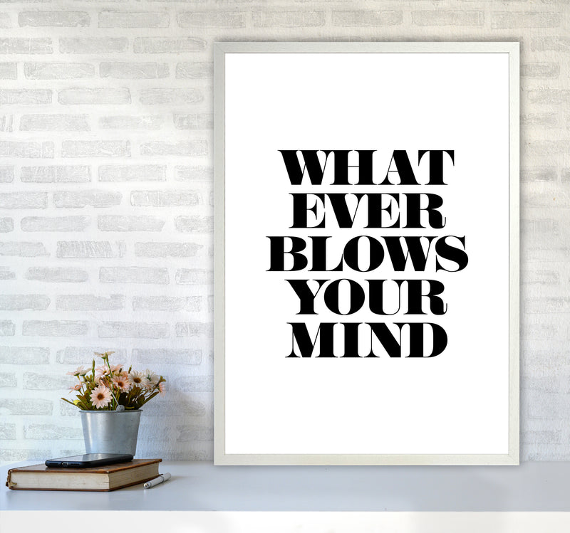 Whatever Blows Your Mind By Planeta444 A1 Oak Frame