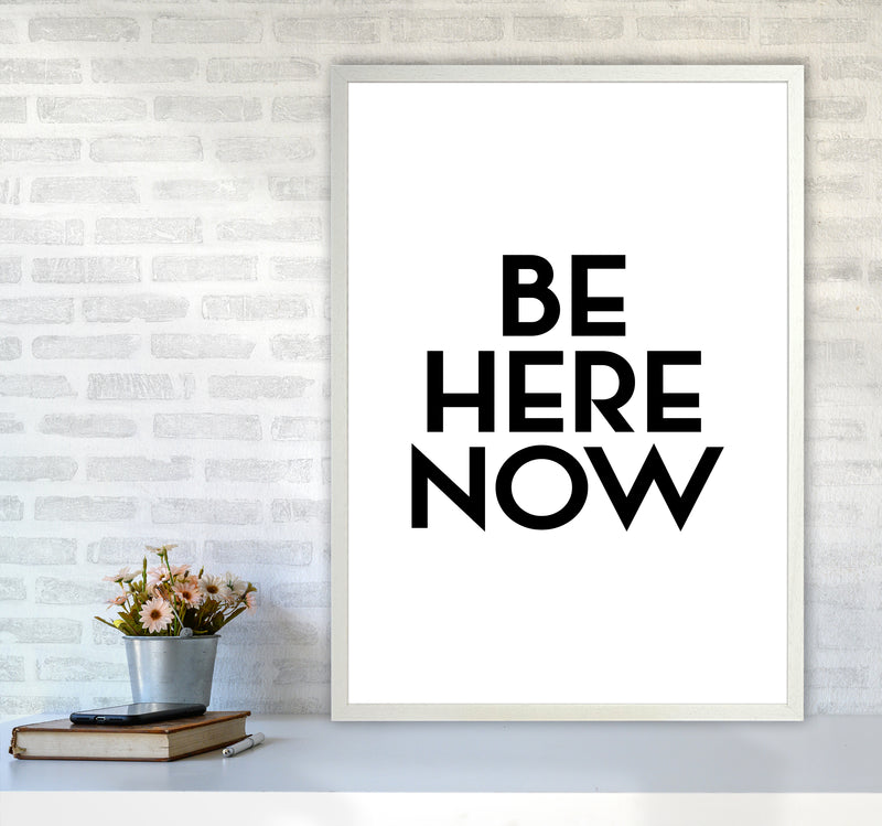 Be Here Now By Planeta444 A1 Oak Frame
