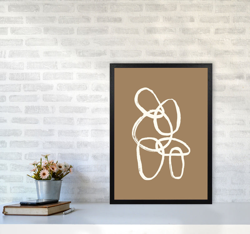 Abstract Links By Planeta444 A2 White Frame