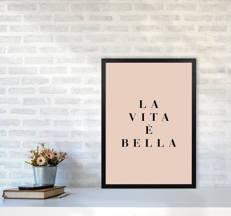 La Vita E Bella By Planeta444 A2 White Frame