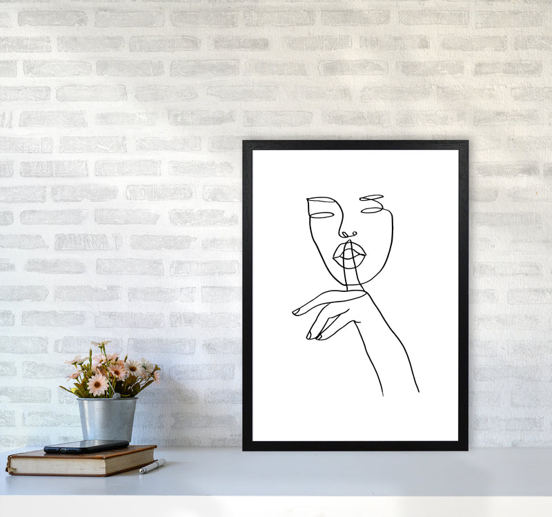 Shhh2 By Planeta444 A2 White Frame